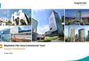 Mapletree Pan Asia Commercial Trust Investor Presentation